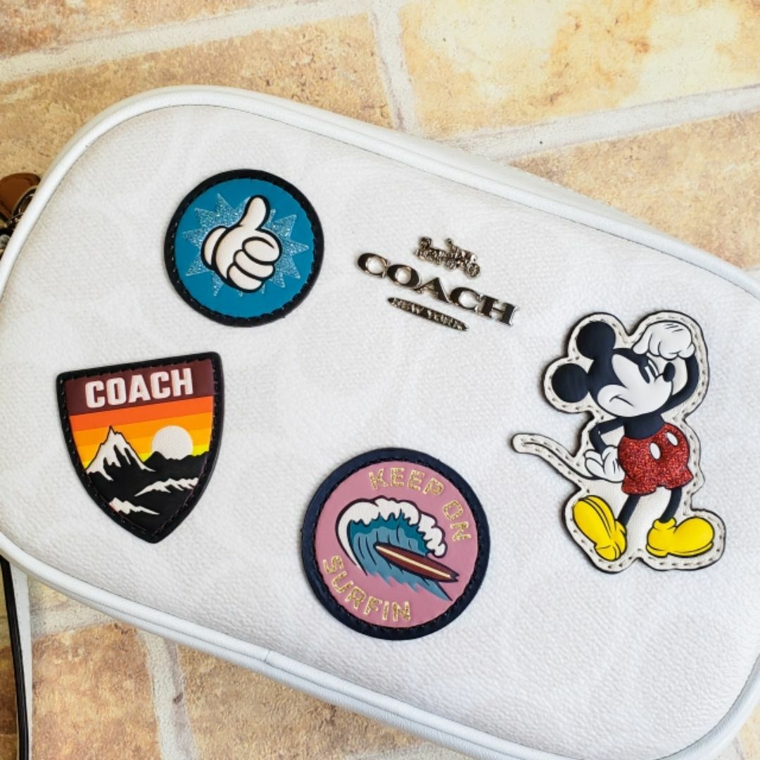 COACH - 美品 コーチ ディズニー コラボ シグネチャー ミニ 2WAY COACH - 美品 コーチ ディズニー コラボ シグネチャー ミニ 2WAY