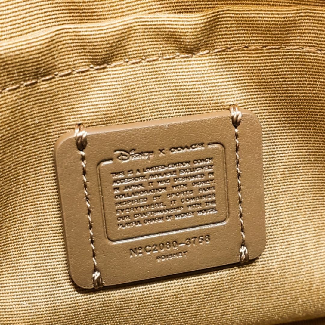 COACH - 美品 コーチ ディズニー コラボ シグネチャー ミニ 2WAY COACH - 美品 コーチ ディズニー コラボ シグネチャー ミニ 2WAY