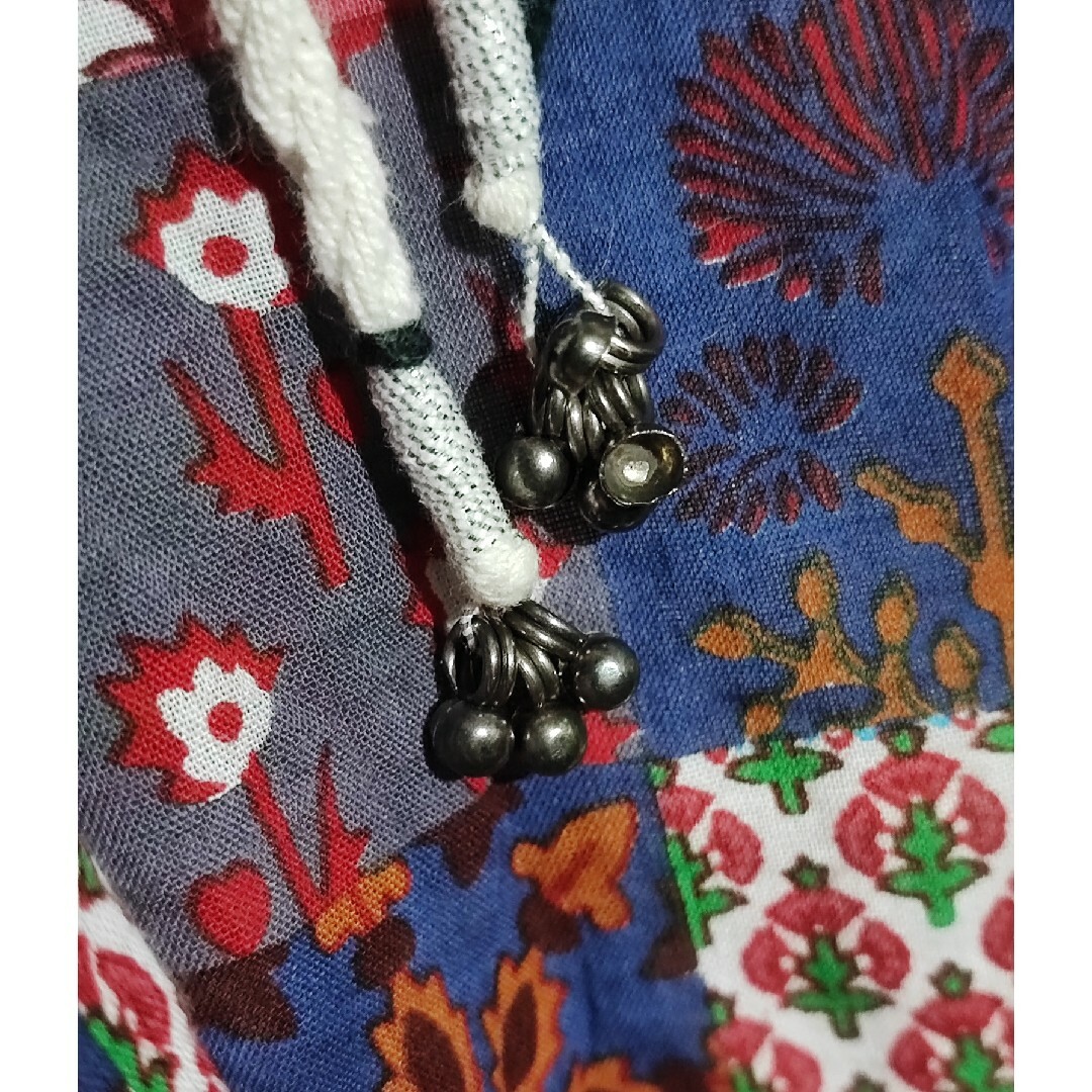 hb - HB エスニックパッチワーク風キャミワンピース アジアンの hb - HB エスニックパッチワーク風キャミワンピース アジアンの