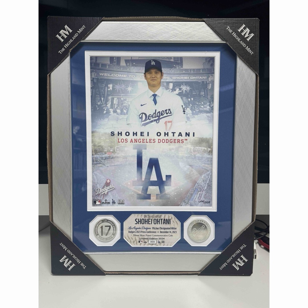 ドジャース 大谷翔平選手 移籍記念ダブルコインフォトミント ドジャース 大谷翔平選手 移籍記念ダブルコインフォトミント