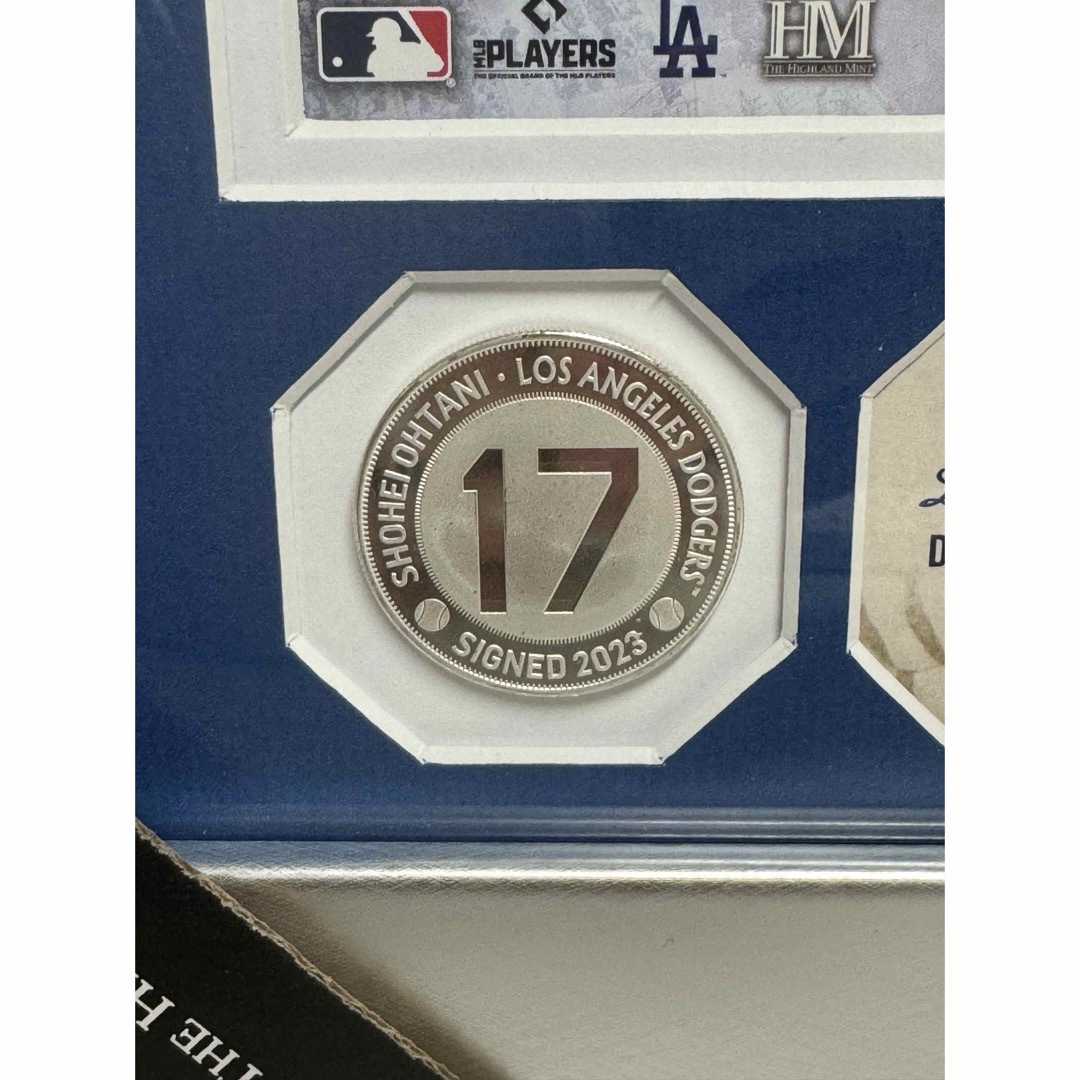 ドジャース 大谷翔平選手 移籍記念ダブルコインフォトミント ドジャース 大谷翔平選手 移籍記念ダブルコインフォトミント