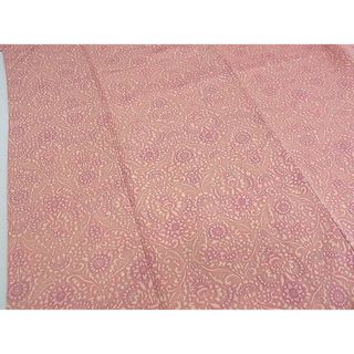 平和屋着物■上質な小紋　草花文様　逸品　DAAD5174rt