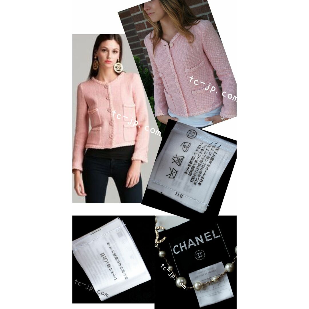 CHANEL - シャネル ジャケット スーツ CHANEL ブラック ブレイド CHANEL - シャネル ジャケット スーツ CHANEL ブラック ブレイド