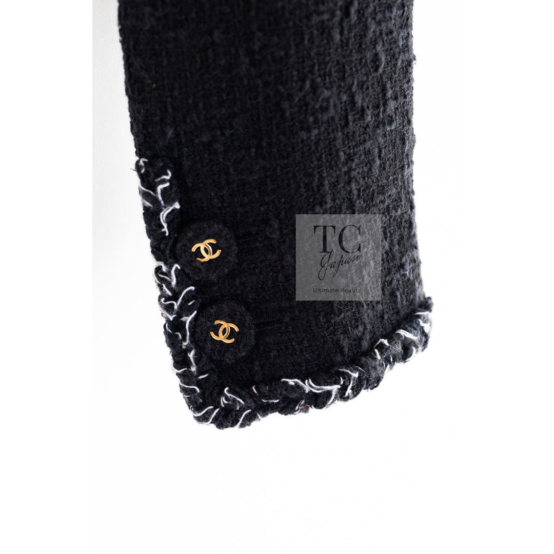 CHANEL - シャネル ジャケット スーツ CHANEL ブラック ブレイド CHANEL - シャネル ジャケット スーツ CHANEL ブラック ブレイド