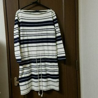 ラルフローレン(Ralph Lauren)の未使用　RL ボーダーワンピース(ひざ丈ワンピース)