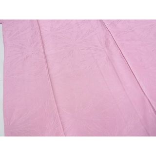 平和屋着物■上質な色無地　舞花地紋　鴇色　逸品　DAAD5147rt