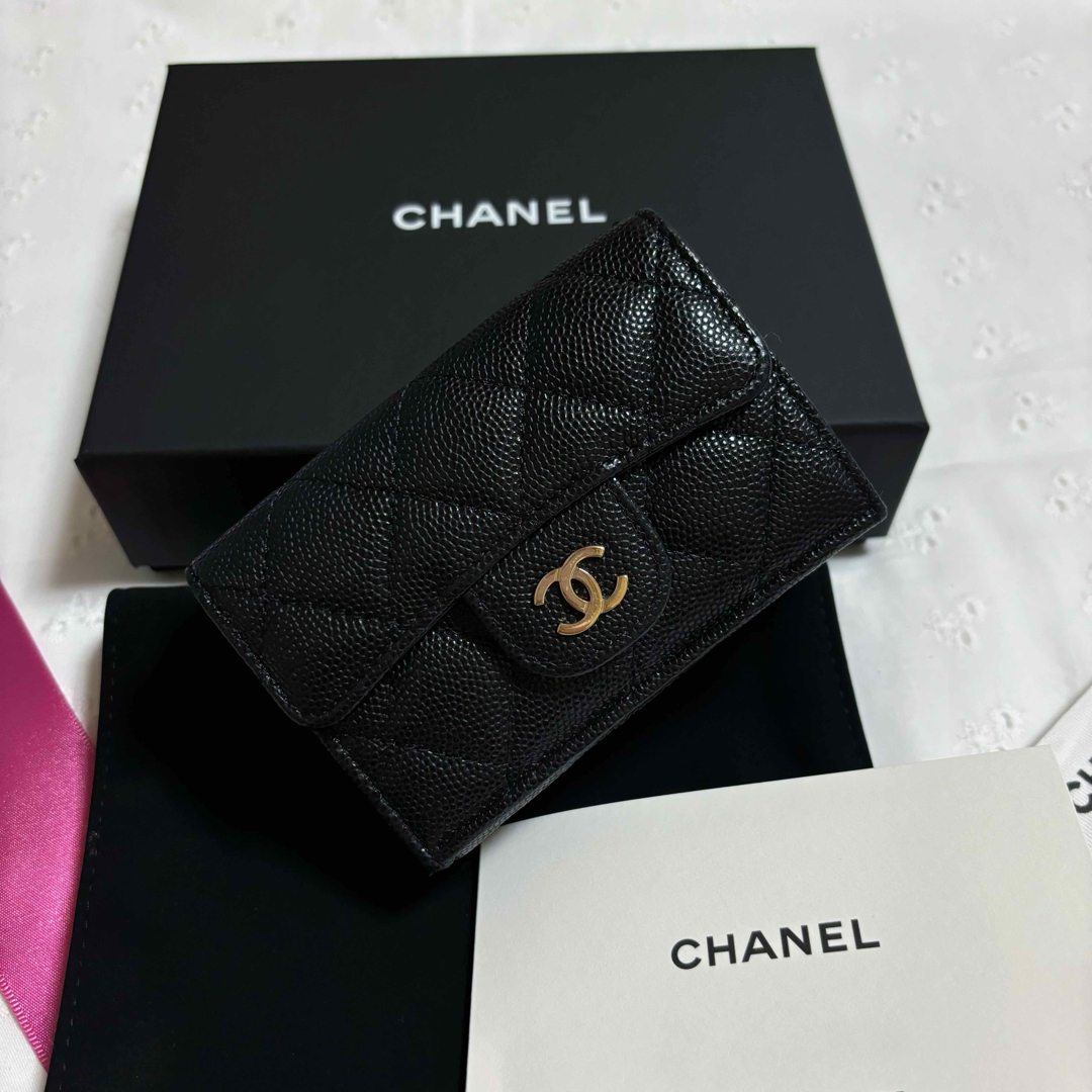 CHANEL - 専用☆極美品☆CHANEL シャネル 三つ折り財布 CHANEL - 専用☆極美品☆CHANEL シャネル 三つ折り財布