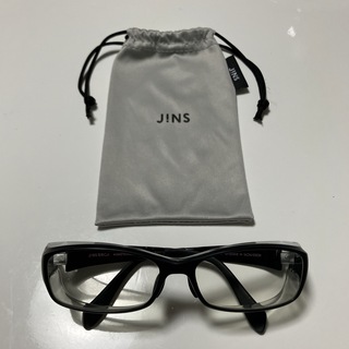 JINS - JINS 花粉カット エアフレーム 度なし ケース付き