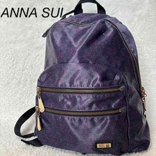 ANNA SUI - アナスイ ルーミー ダマスクローズ ナイロン ANNA SUI - アナスイ ルーミー ダマスクローズ ナイロン