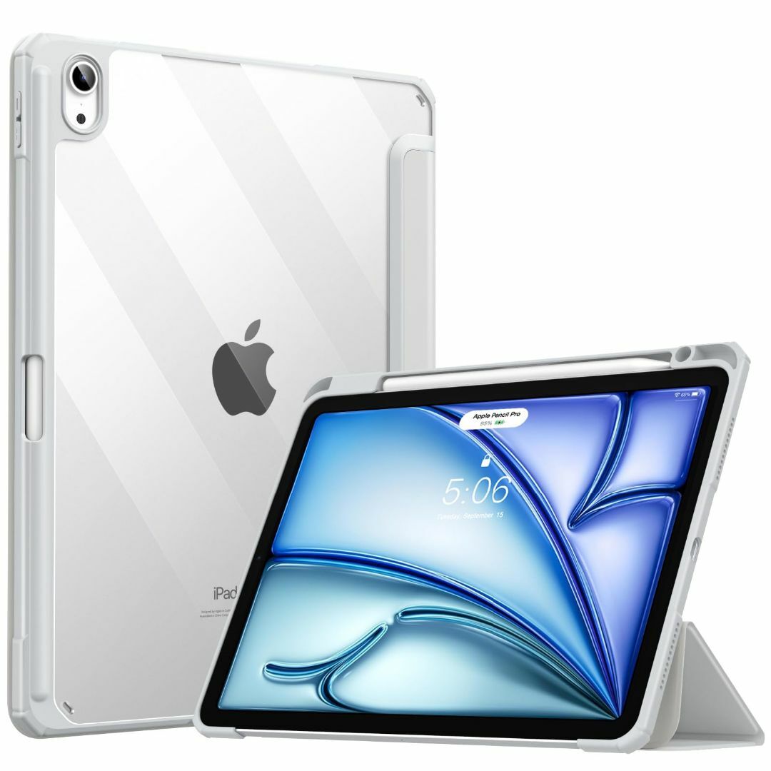 色:浅いグレー】iPad air 11インチ ケース(2024) iPad aの通販 色:浅いグレー】iPad air 11インチ ケース(2024) iPad aの通販
