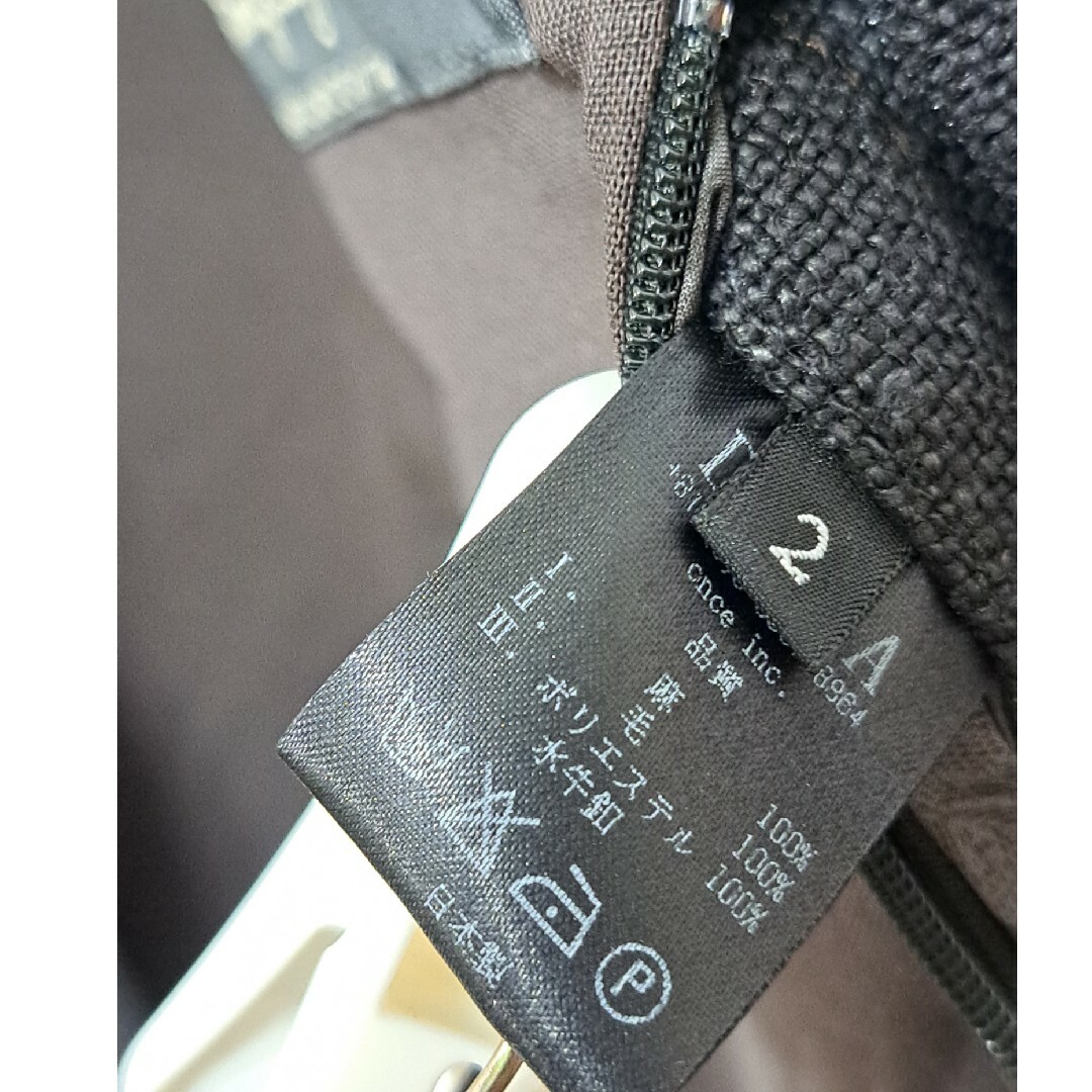 DEVOA - 未使用 DEVOA Fario Sarti社 チャコールグレー チェック DEVOA - 未使用 DEVOA Fario Sarti社 チャコールグレー チェック