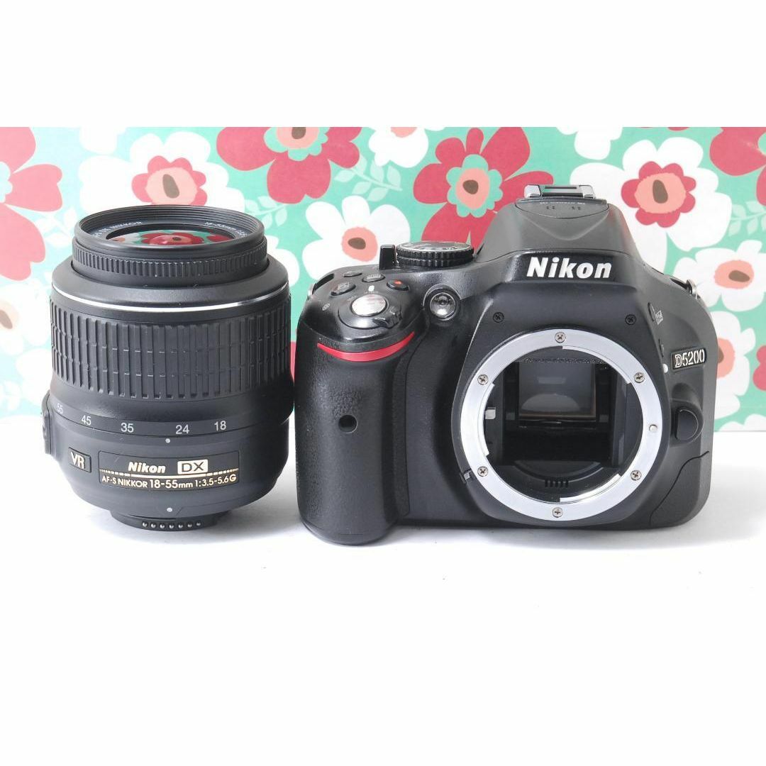 ❤️超高画質2416万画素❤️スマホ転送❤Nikon D5200❤️動画OK❤