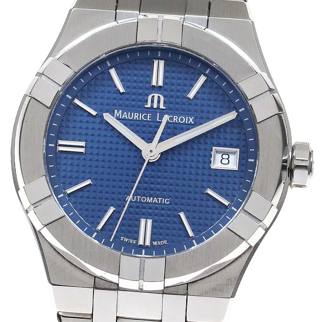 MAURICE LACROIX - モーリスラクロア MAURICE LACROIX AI6007-SS002-430-2 アイコン デイト 自動巻き メンズ 良品 箱・保証書付き_819539