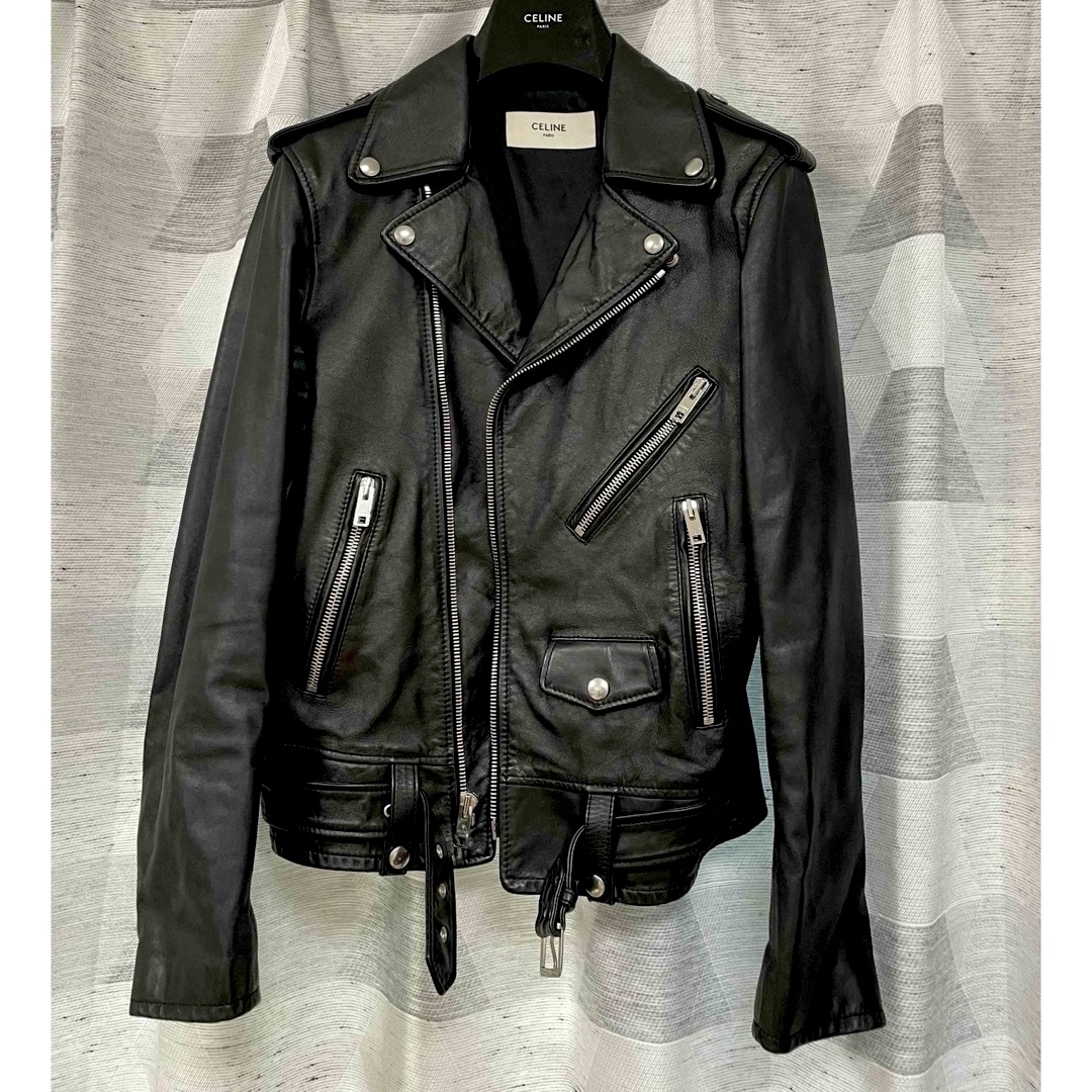 19SS Celine ダブルレザーライダース 46 クリスチャンマークレー 19SS Celine ダブルレザーライダース 46 クリスチャンマークレー