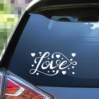車ステッカー [Love] デカール ステッカー カッティングステッカー(車外アクセサリ)