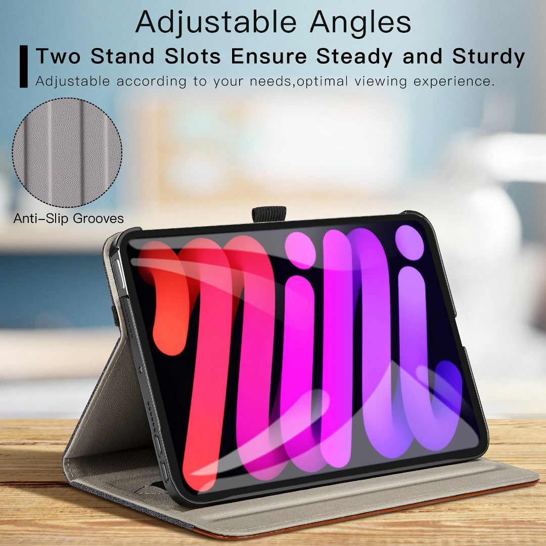 色:デニムブラック】ZtotopCases iPad Mini6 ケース 20の通販 by 色:デニムブラック】ZtotopCases iPad Mini6 ケース 20の通販 by
