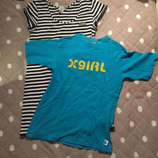 エックスガール(X-girl)のTシャツ2枚(Tシャツ(半袖/袖なし))