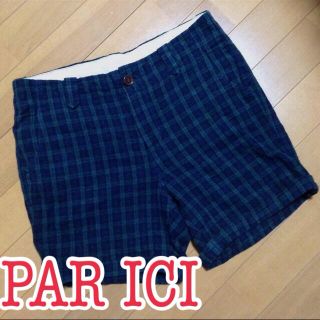 パーリッシィ(PAR ICI)のPAR ICI チェックパンツ♡(ハーフパンツ)