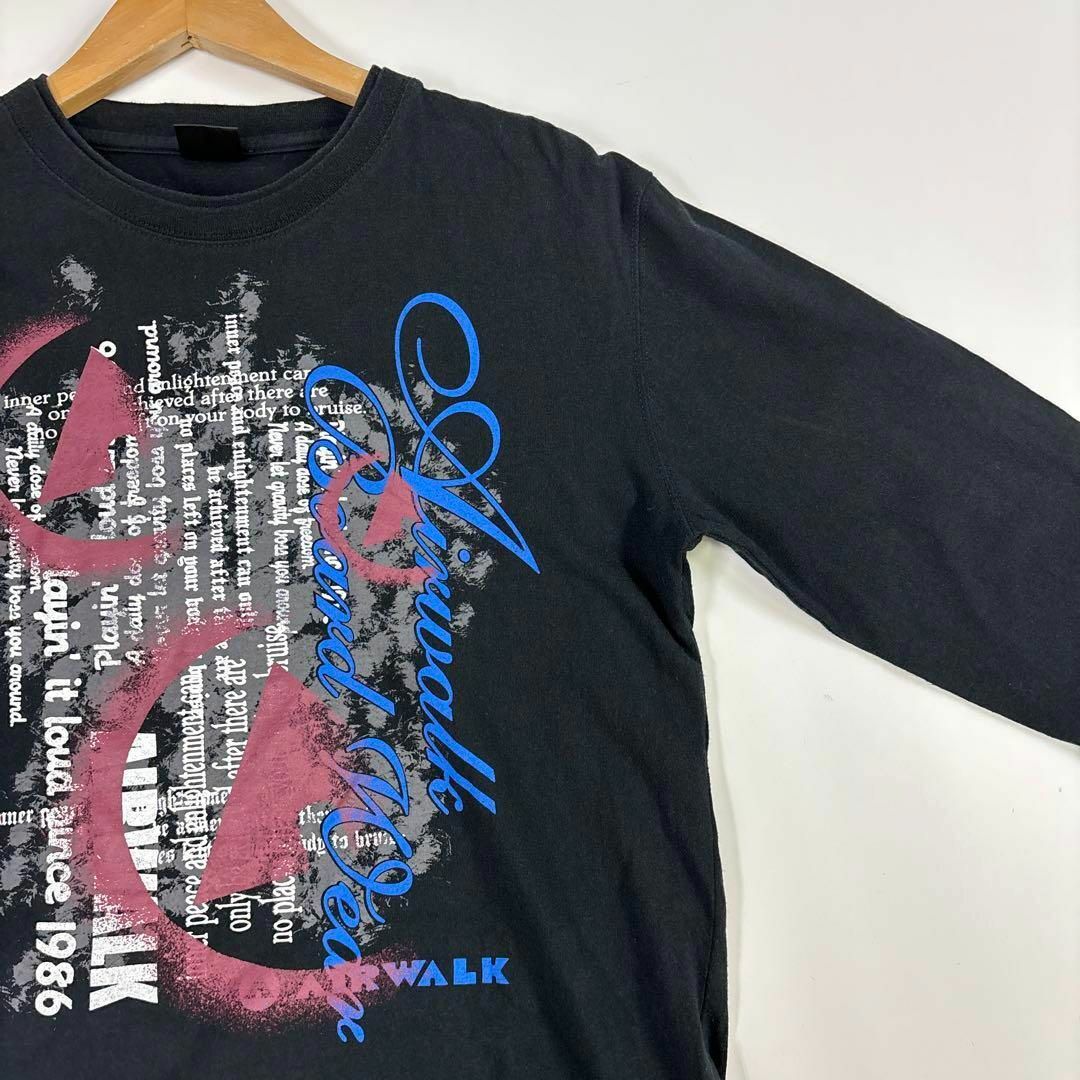 AIRWALK - AIR WALK ロンT y2k カットソー 2枚襟 古着 オールド AIRWALK - AIR WALK ロンT y2k カットソー 2枚襟 古着 オールド