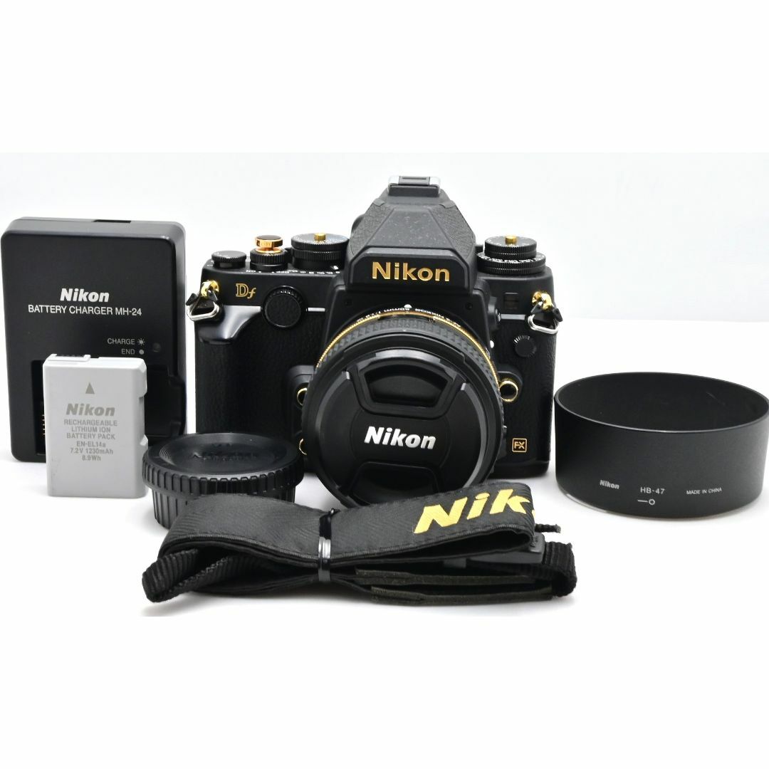 Nikon デジタル一眼レフカメラ Df 50mm f/1.8G Special Gold Editionキット ブラック