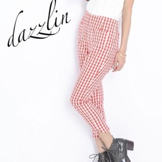 ダズリン(dazzlin)の新品ダズリン♡ハイウエストチェックパンツ(デニム/ジーンズ)