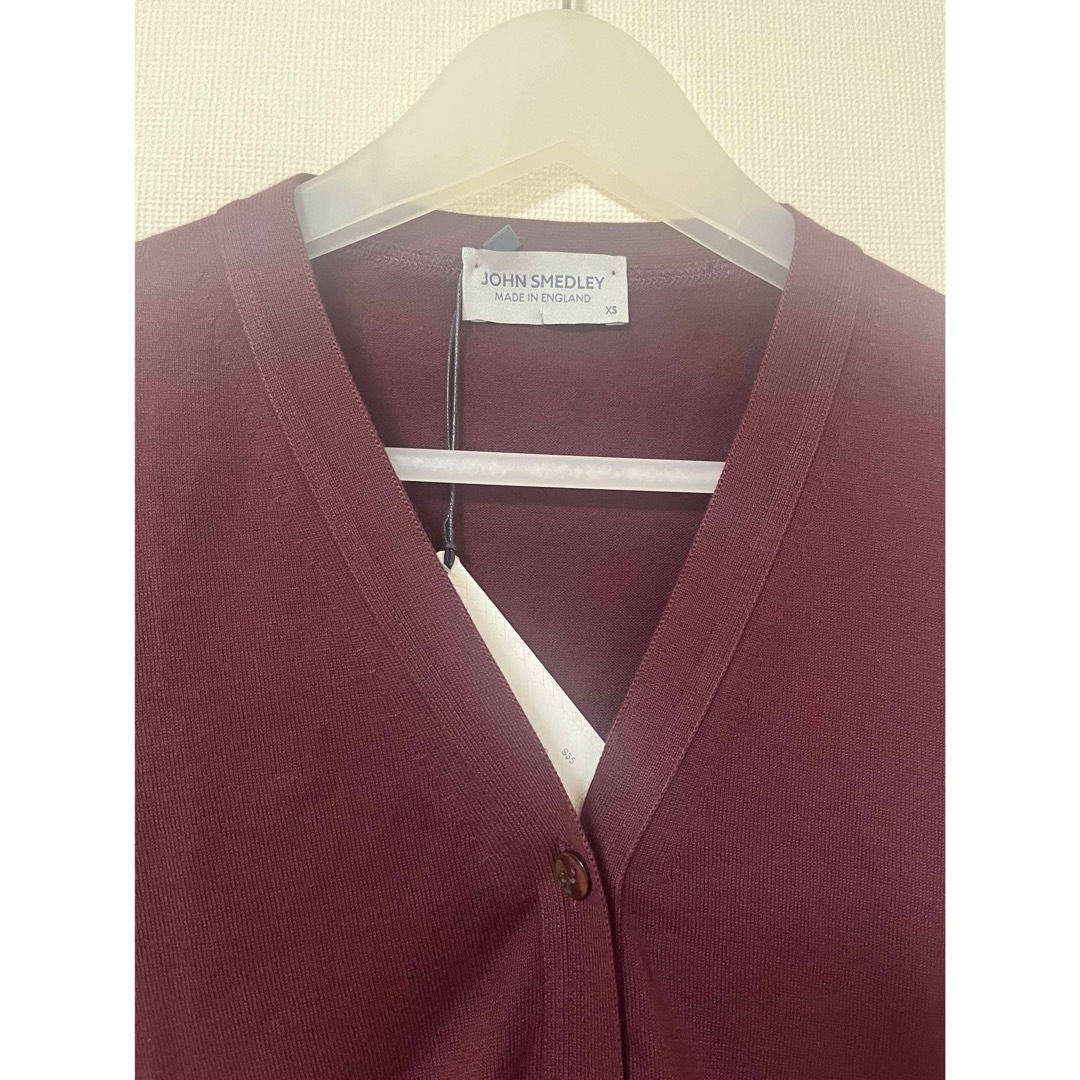 JOHN SMEDLEY - ジョンスメドレー 新品タグ付きカーディガン XS JOHN SMEDLEY - ジョンスメドレー 新品タグ付きカーディガン XS