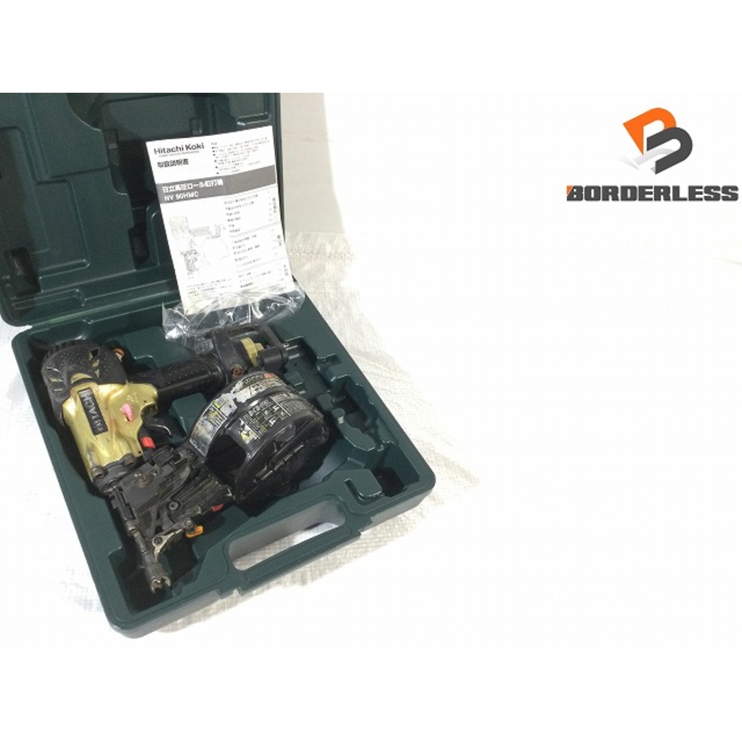 日立 - ☆中古品☆HITACHI 日立工機 90mm 高圧 ロール釘打機 日立 - ☆中古品☆HITACHI 日立工機 90mm 高圧 ロール釘打機