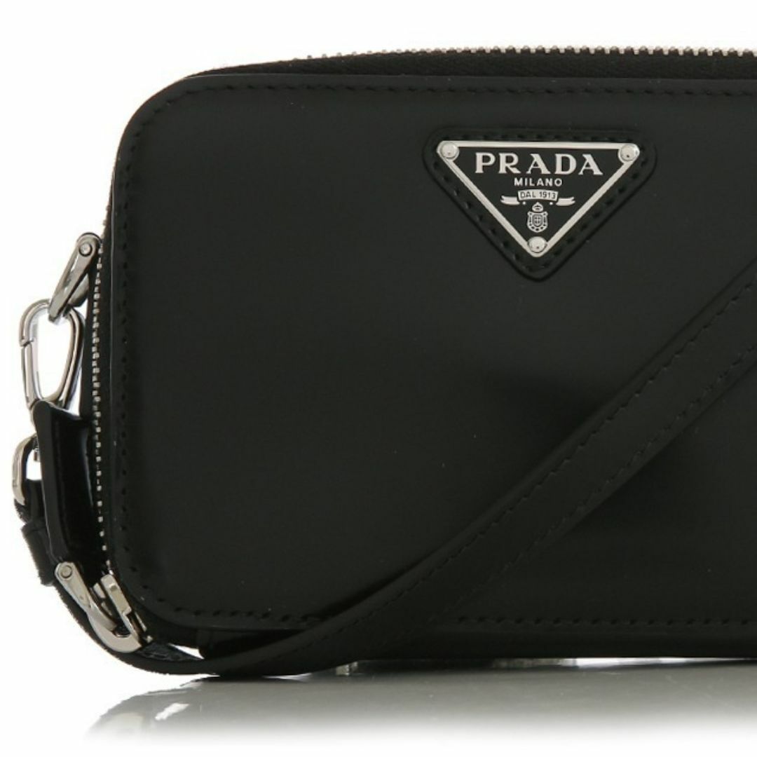 PRADA - ○新品/正規品○ PRADA ブラッシュドレザー ミニポーチ PRADA - ○新品/正規品○ PRADA ブラッシュドレザー ミニポーチ