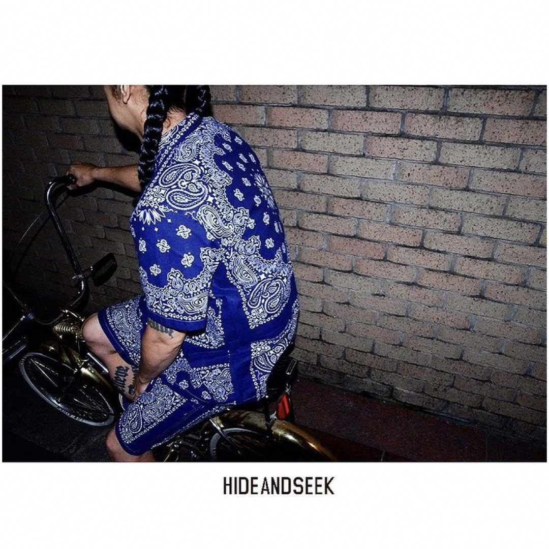 HIDE AND SEEK ハイドアンドシーク バンダナショーツ USA HIDE AND SEEK ハイドアンドシーク バンダナショーツ USA