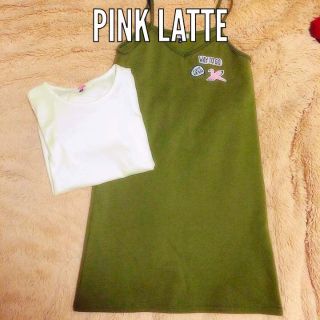 ピンクラテ(PINK-latte)の【最安値】ピンクラテ インナー付☺︎ワンピース☆送料込み☆(ひざ丈ワンピース)