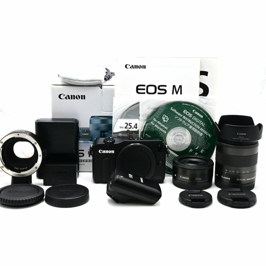 Canon ミラーレス一眼カメラ EOS M ダブルレンズキット EF-M18 Canon ミラーレス一眼カメラ EOS M ダブルレンズキット EF-M18