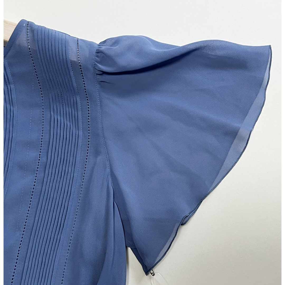 leilian - 《レリアン》新品 薄手 大人フェミニン シフォンジョーゼットブラウス 13＋