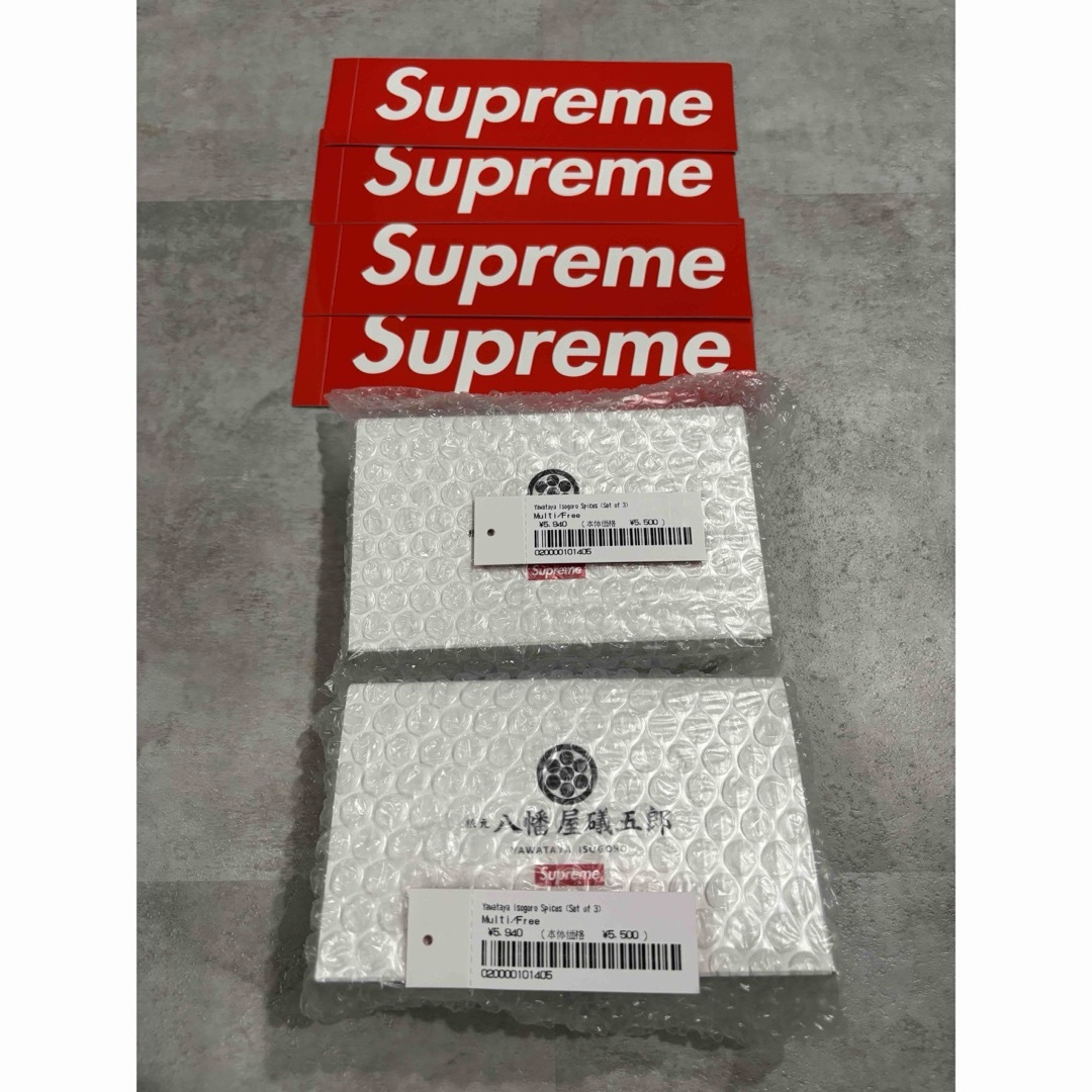2セット Supreme シュプリーム 八幡屋礒五郎 スパイスセット3個 2セット Supreme シュプリーム 八幡屋礒五郎 スパイスセット3個