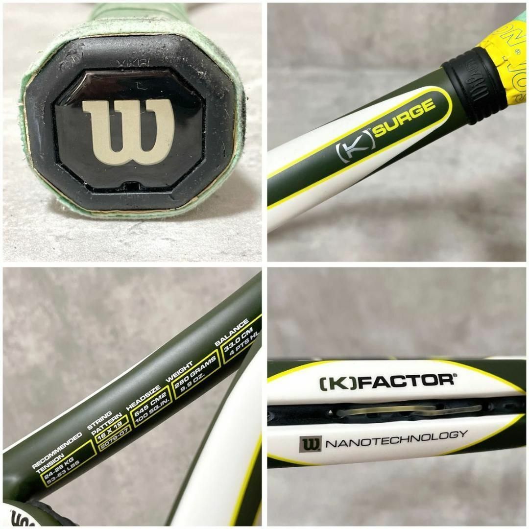 wilson - 良品 WILSON ウィルソン Kサージ 硬式テニスラケット