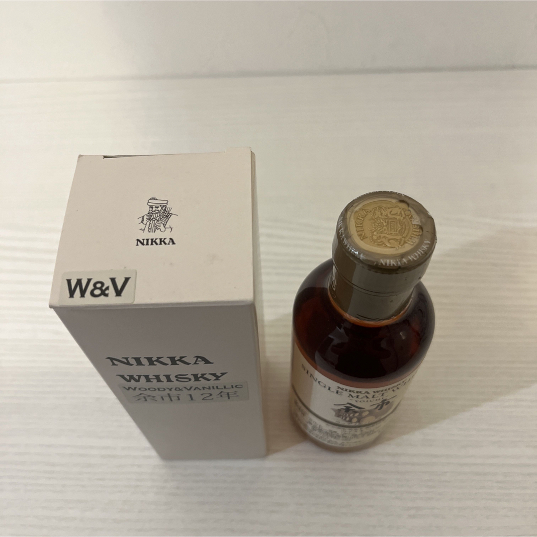 ニッカウヰスキー - 余市12年ウッディ&バニラ 180ml 箱付き 蒸留 ニッカウヰスキー - 余市12年ウッディ&バニラ 180ml 箱付き 蒸留