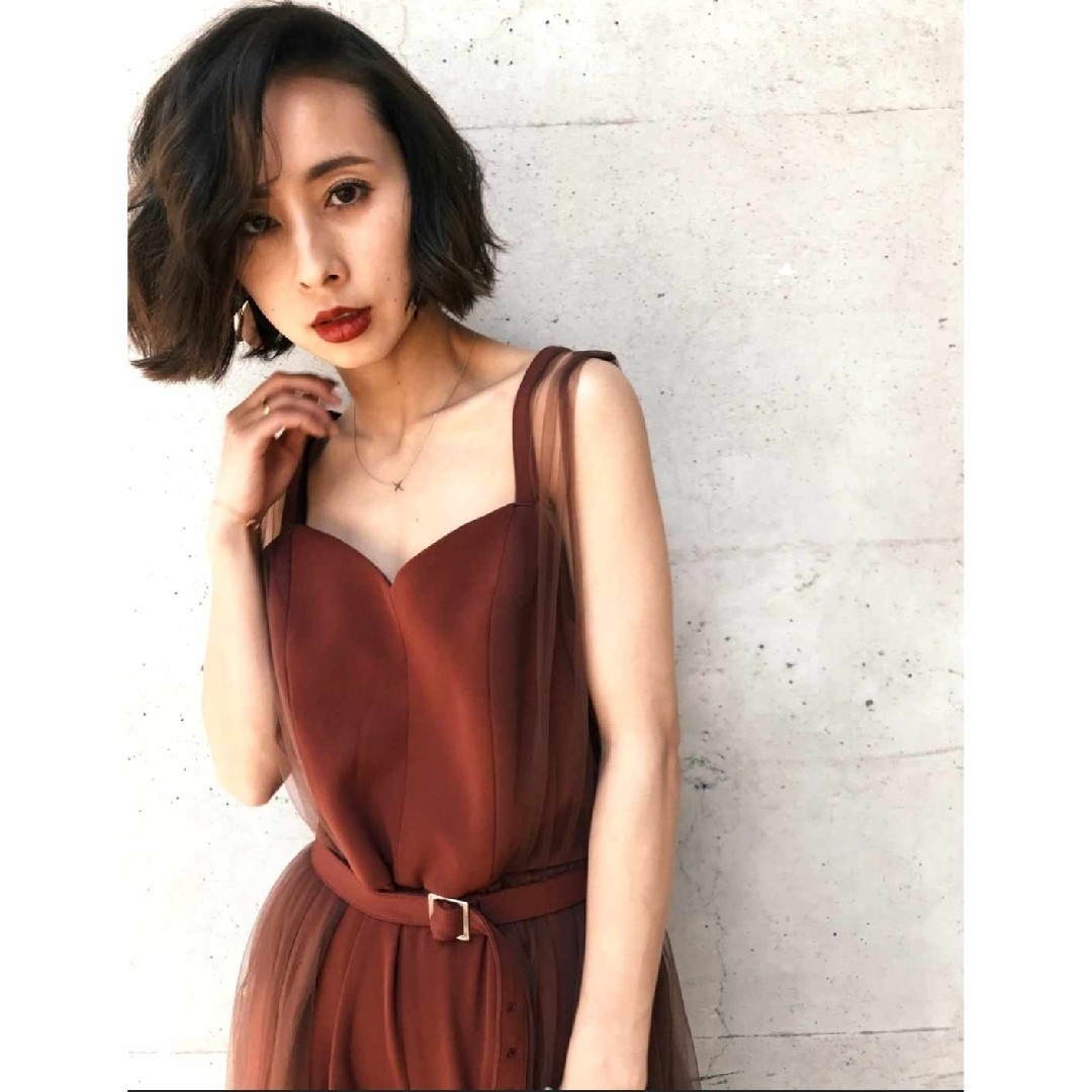 Ameri VINTAGE - Ameri【タグ付新品】チュール ロンパース 結婚 Ameri VINTAGE - Ameri【タグ付新品】チュール ロンパース 結婚