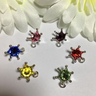 【ハンドメイド】スワロフスキー ストーン ミルキークラウン 1点120円+送料(チャーム)