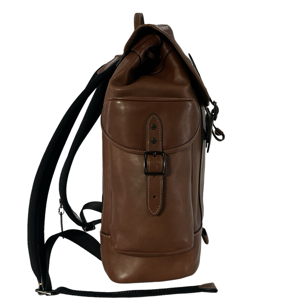 COACH - コーチ リュック 巾着 ヒッチ ロゴ型押し 大容量 COACH - コーチ リュック 巾着 ヒッチ ロゴ型押し 大容量