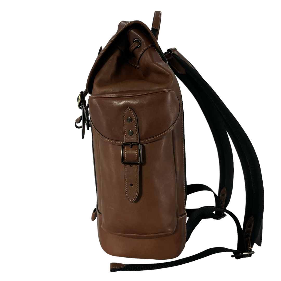 COACH - コーチ リュック 巾着 ヒッチ ロゴ型押し 大容量 COACH - コーチ リュック 巾着 ヒッチ ロゴ型押し 大容量