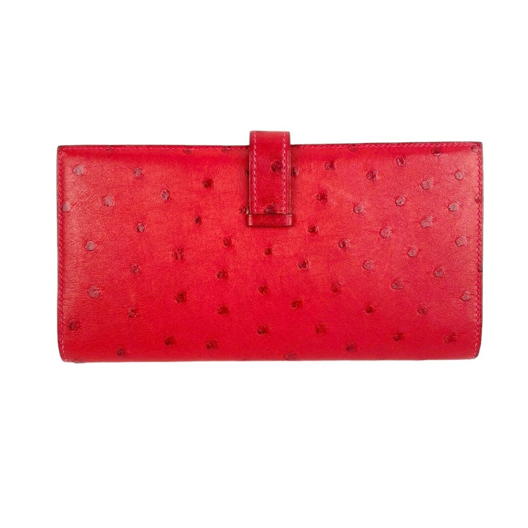 HERMES - □美品□ エルメス ベアン 長財布 オーストリッチ HERMES - □美品□ エルメス ベアン 長財布 オーストリッチ