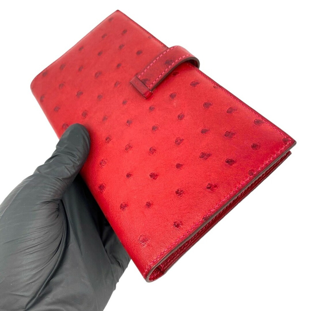 HERMES - □美品□ エルメス ベアン 長財布 オーストリッチ HERMES - □美品□ エルメス ベアン 長財布 オーストリッチ
