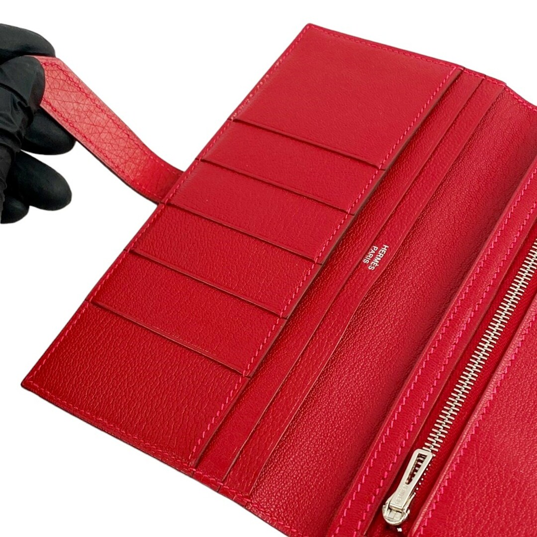HERMES - □美品□ エルメス ベアン 長財布 オーストリッチ HERMES - □美品□ エルメス ベアン 長財布 オーストリッチ