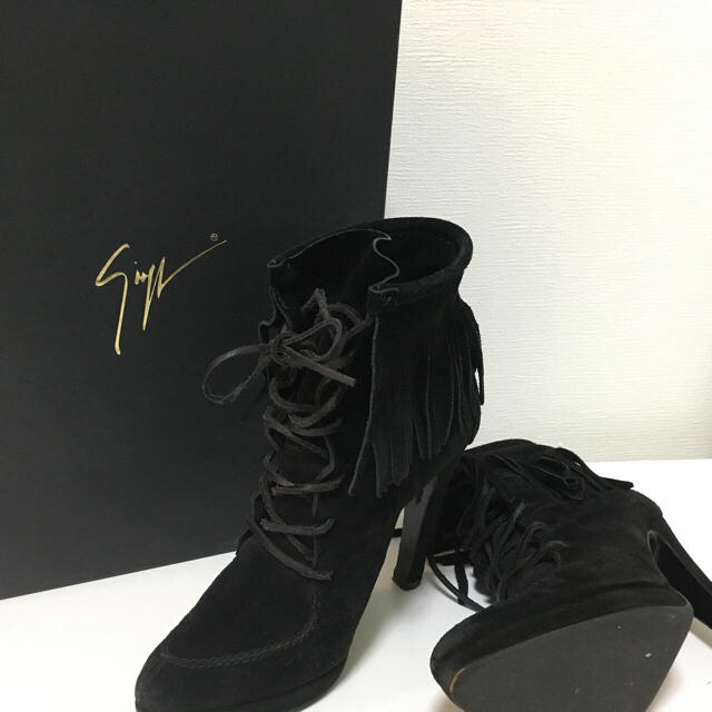 GIUZEPPE ZANOTTI(ジュゼッペザノッティ)の専用☆GIUSEPPE ZANOTTI ジュゼッペ・ザノッティ フリンジブーツ レディースの靴/シューズ(ブーツ)の商品写真