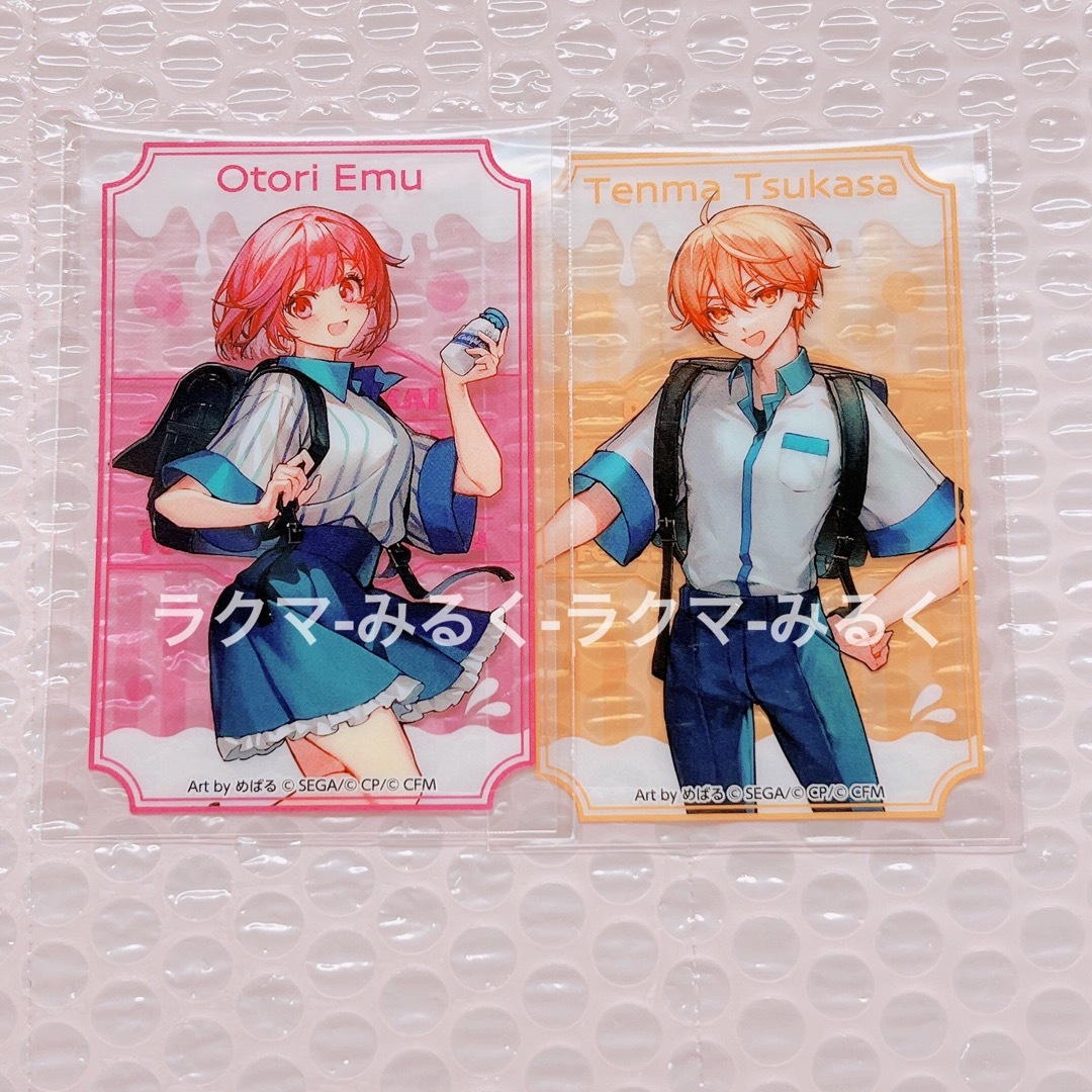 プロセカ ローソン クリアシート 司 えむ エンタメ/ホビーのおもちゃ/ぬいぐるみ(キャラクターグッズ)の商品写真