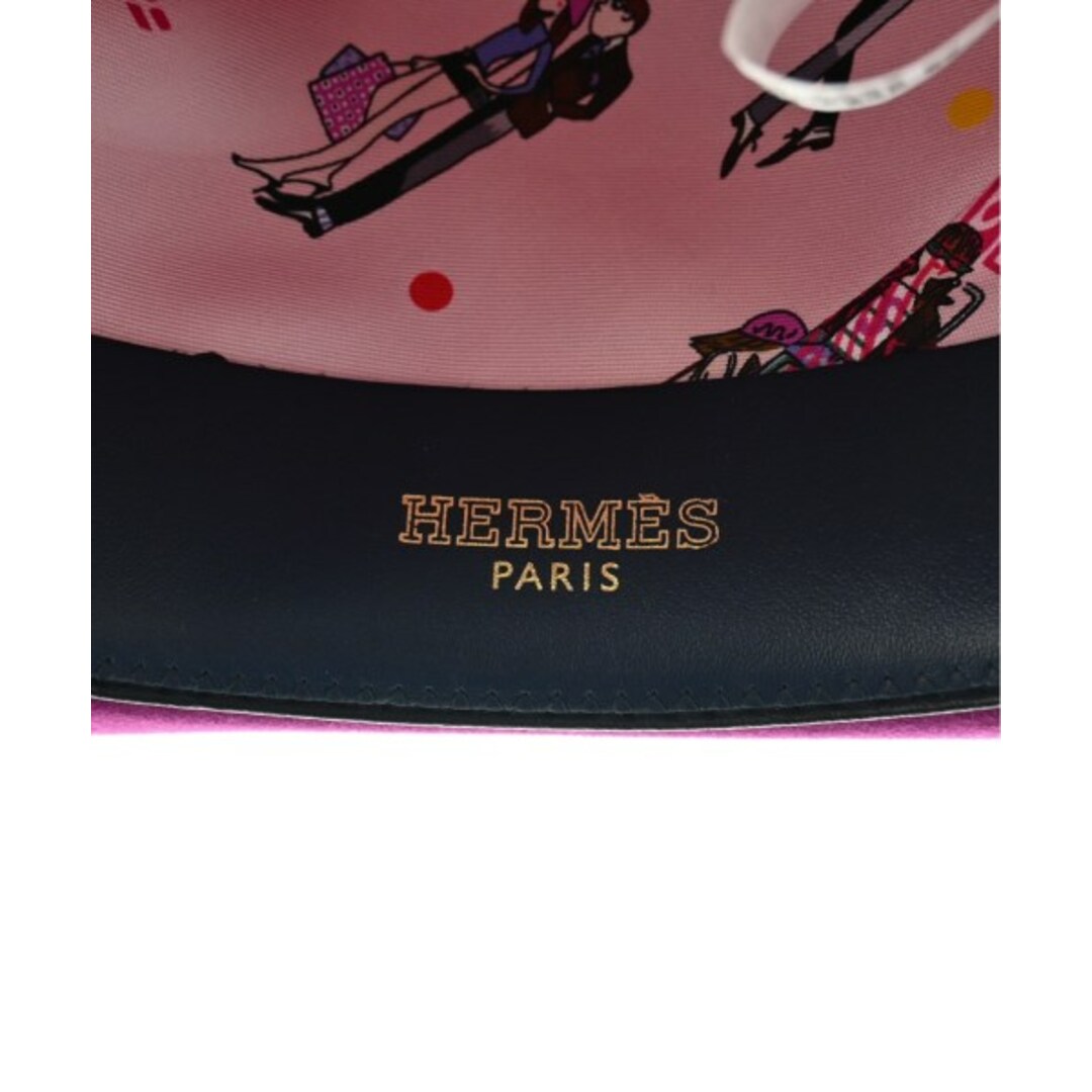 HERMES エルメス ハット 58 紫 【古着】 HERMES エルメス ハット 58 紫 【古着】