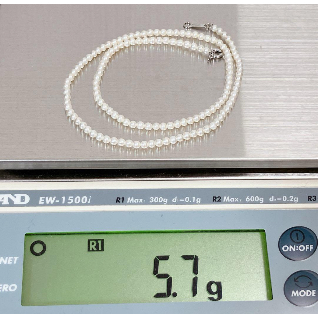 田崎 タサキ ベビーパール 3mm ネックレス 真珠 パール シルバー 田崎 タサキ ベビーパール 3mm ネックレス 真珠 パール シルバー