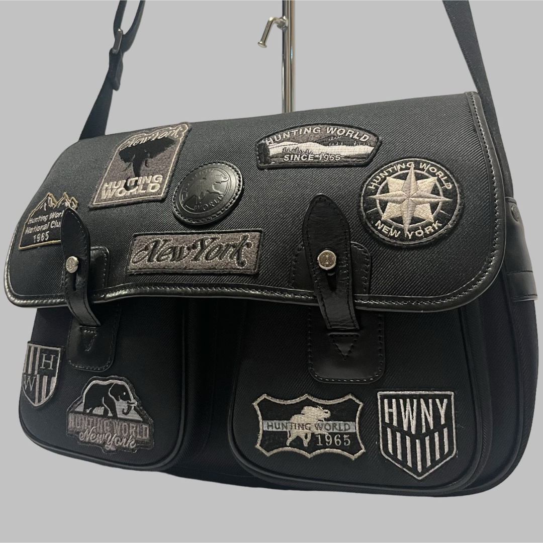 HUNTING WORLD - 美品✨ハンティングワールド ショルダーバッグ HUNTING WORLD - 美品✨ハンティングワールド ショルダーバッグ