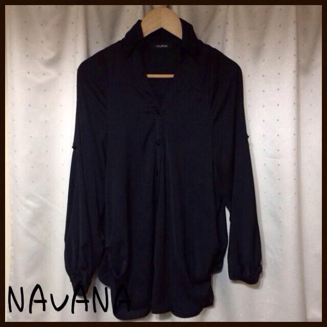 NAVANA(ナバーナ)のダーリンシルエットシャツ レディースのトップス(シャツ/ブラウス(長袖/七分))の商品写真