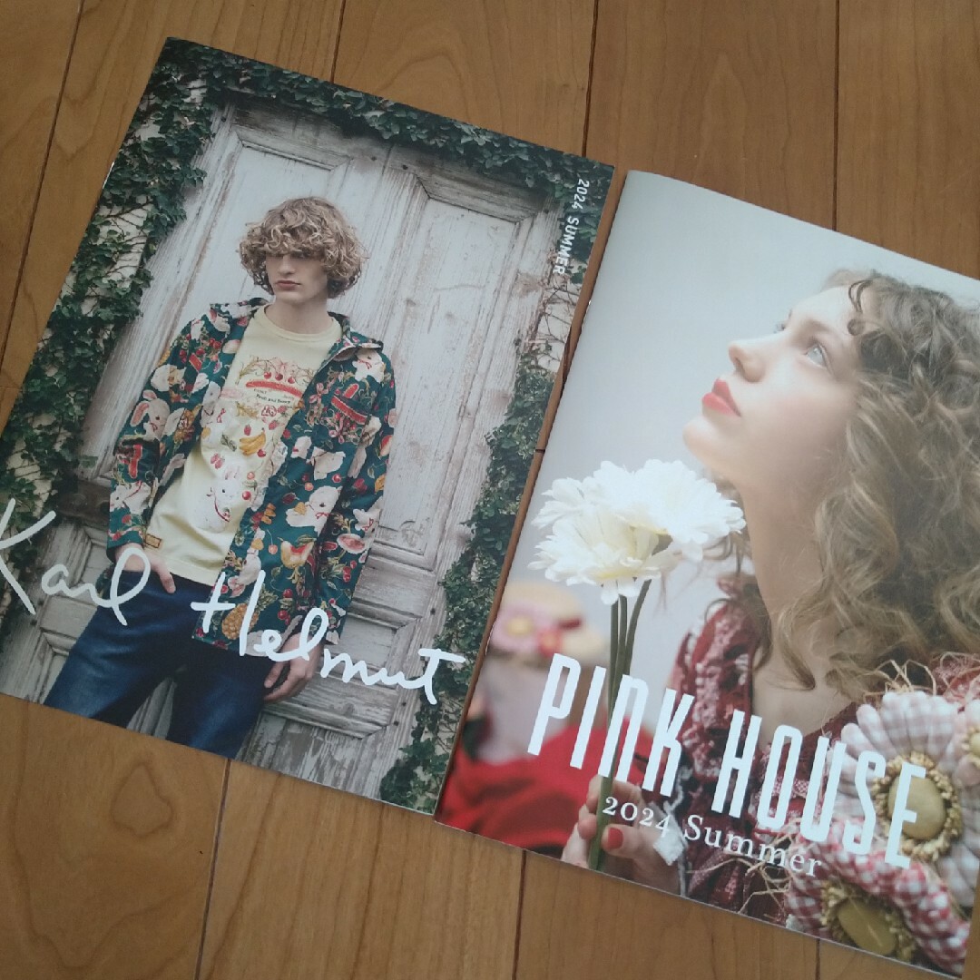PINK HOUSE(ピンクハウス)のPINK HOUSE 2024Summer カタログ2冊 エンタメ/ホビーのコレクション(その他)の商品写真