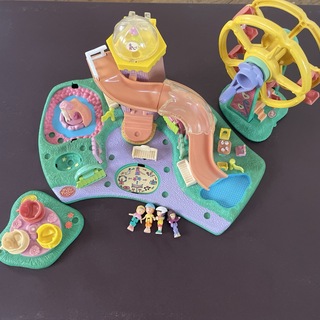 ポーリーポケット1996年製　ひろがるスプラッシュランド　遊園地(知育玩具)